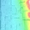 Carte topographique Florece, altitude, relief