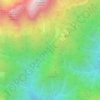 Carte topographique Pale Grase, altitude, relief