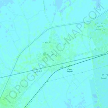 Carte topographique Birimbal al Quadima, altitude, relief