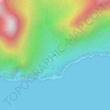 Carte topographique Cachoeira da Lage, altitude, relief