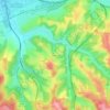 Carte topographique Chabannes, altitude, relief