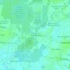 Carte topographique Pokok Machang, altitude, relief