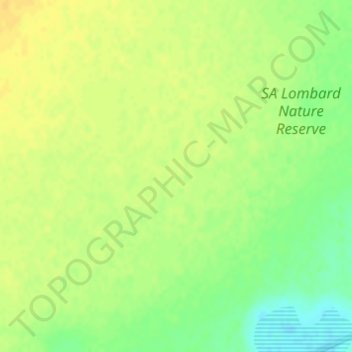 Carte topographique S.A. Lombard Nature Reserve, altitude, relief