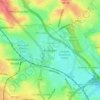 Carte topographique Perry Barr, altitude, relief