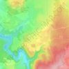 Carte topographique Usy, altitude, relief