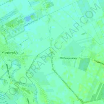 Carte topographique Weite, altitude, relief