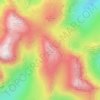 Carte topographique Esk Pike, altitude, relief