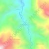 Carte topographique La Providencia, altitude, relief