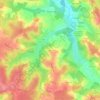 Carte topographique Marches, altitude, relief