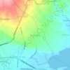 Carte topographique Minsubong, altitude, relief