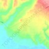 Carte topographique Bejucales, altitude, relief