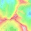 Carte topographique The Thumb, altitude, relief