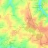 Carte topographique Le Bordage, altitude, relief