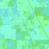 Carte topographique Raleigh, altitude, relief