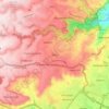 Carte topographique Kloof, altitude, relief