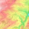 Carte topographique Christnach, altitude, relief