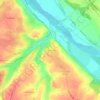 Carte topographique Clos des Fauvettes, altitude, relief