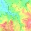 Carte topographique Le Petit-Buisson, altitude, relief