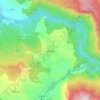 Carte topographique Sreshma, altitude, relief