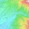 Carte topographique Рила, altitude, relief