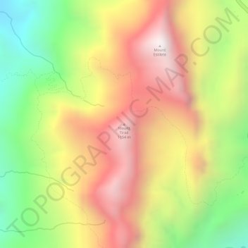 Carte topographique Mount Tirad, altitude, relief