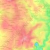 Carte topographique La Chaunière, altitude, relief