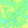 Carte topographique Blah, altitude, relief