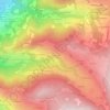 Carte topographique Le Carnival, altitude, relief