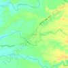 Carte topographique Marbel, altitude, relief