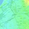 Carte topographique Mangaldan, altitude, relief