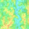 Carte topographique Champ du Bourg, altitude, relief
