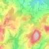Carte topographique Mannecy, altitude, relief