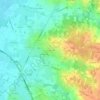Carte topographique Les Massets, altitude, relief