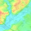Carte topographique Le Gros Noyer, altitude, relief