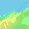 Carte topographique Grande-Anse, altitude, relief