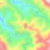 Carte topographique Morne Cabrit, altitude, relief