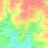 Carte topographique Le Bignon, altitude, relief