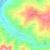 Carte topographique Roncovetro, altitude, relief