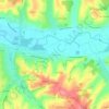Carte topographique Saint-Martial, altitude, relief