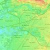 Carte topographique Stretford, altitude, relief