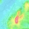 Carte topographique Ougy, altitude, relief