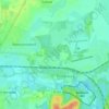 Carte topographique Bockhorst, altitude, relief