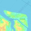 Carte topographique Pulau Bengkalis, altitude, relief