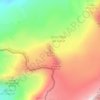 Carte topographique Vedette, altitude, relief