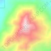 Carte topographique Mount Lamborn, altitude, relief