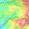 Carte topographique Canton Suisse, altitude, relief