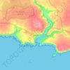 Carte topographique Solva, altitude, relief