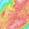 Carte topographique Schooleys Mountain, altitude, relief