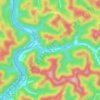 Carte topographique Lory, altitude, relief