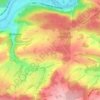 Carte topographique Gros Buisson, altitude, relief